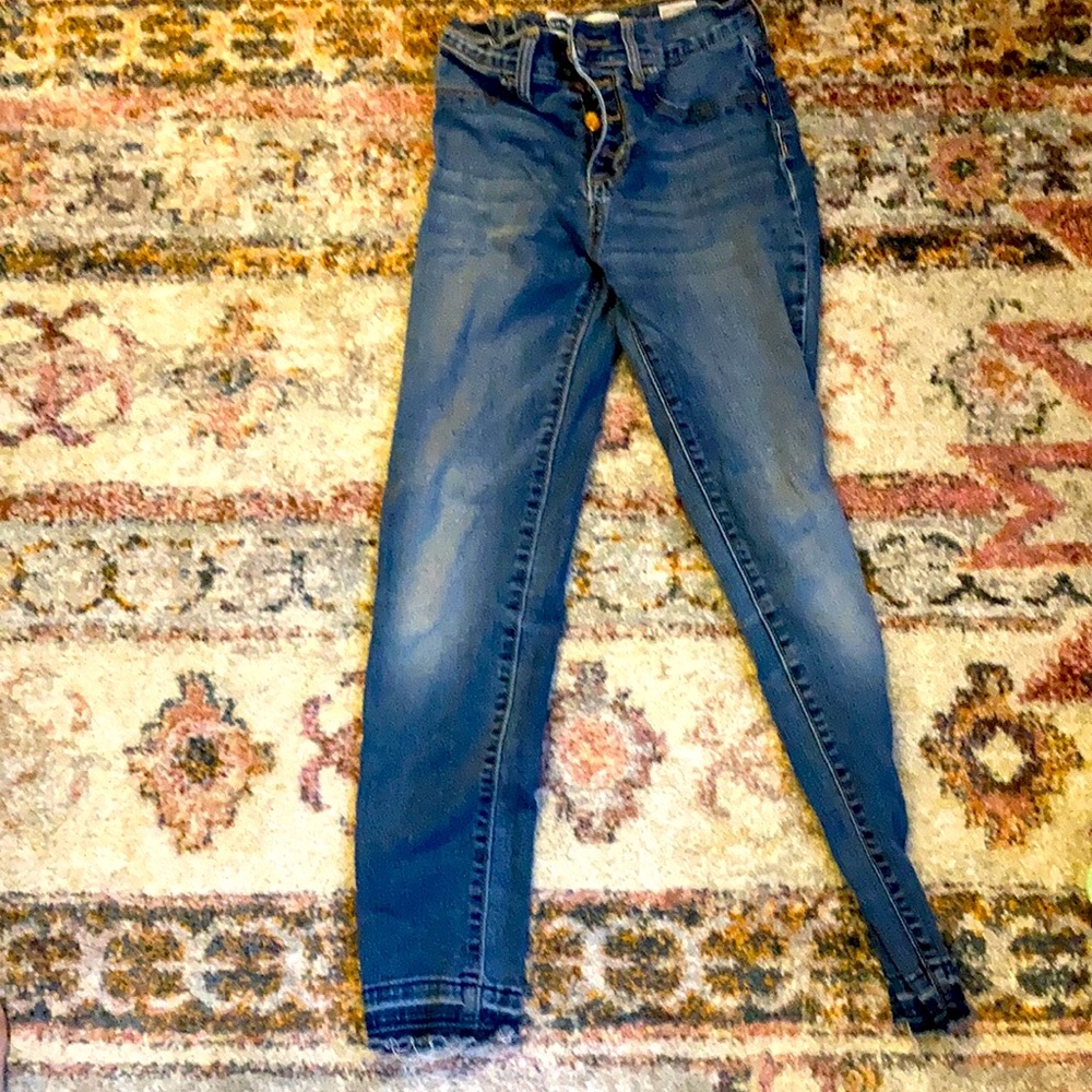 Old navy rockstar jeggings 4 buttons high rise